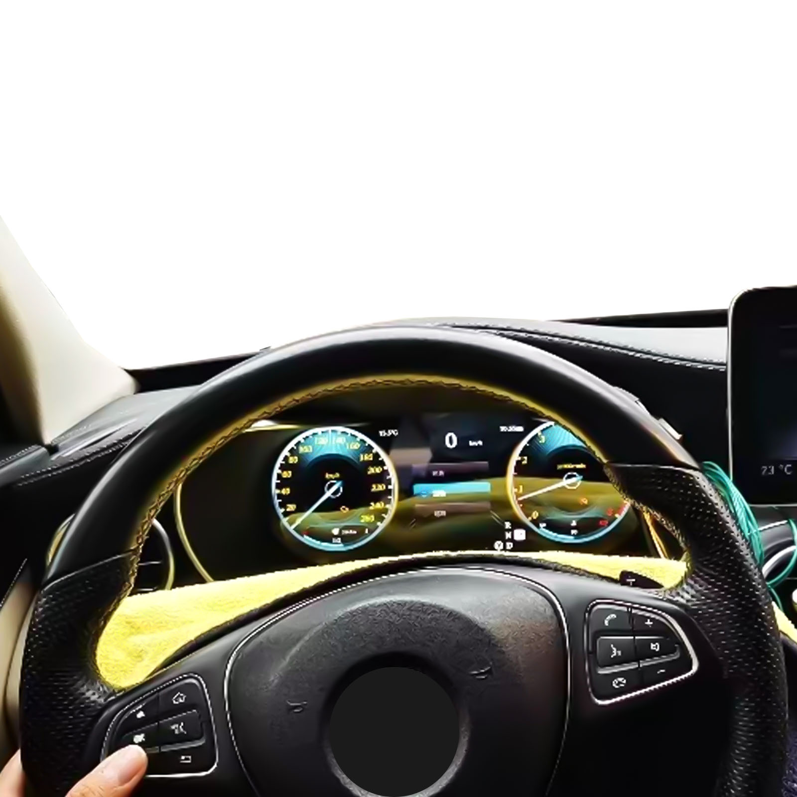 12.3 LCD Digital Cluster Instrument Speedometer For Mercedes C GLC W205 X253 (1)
