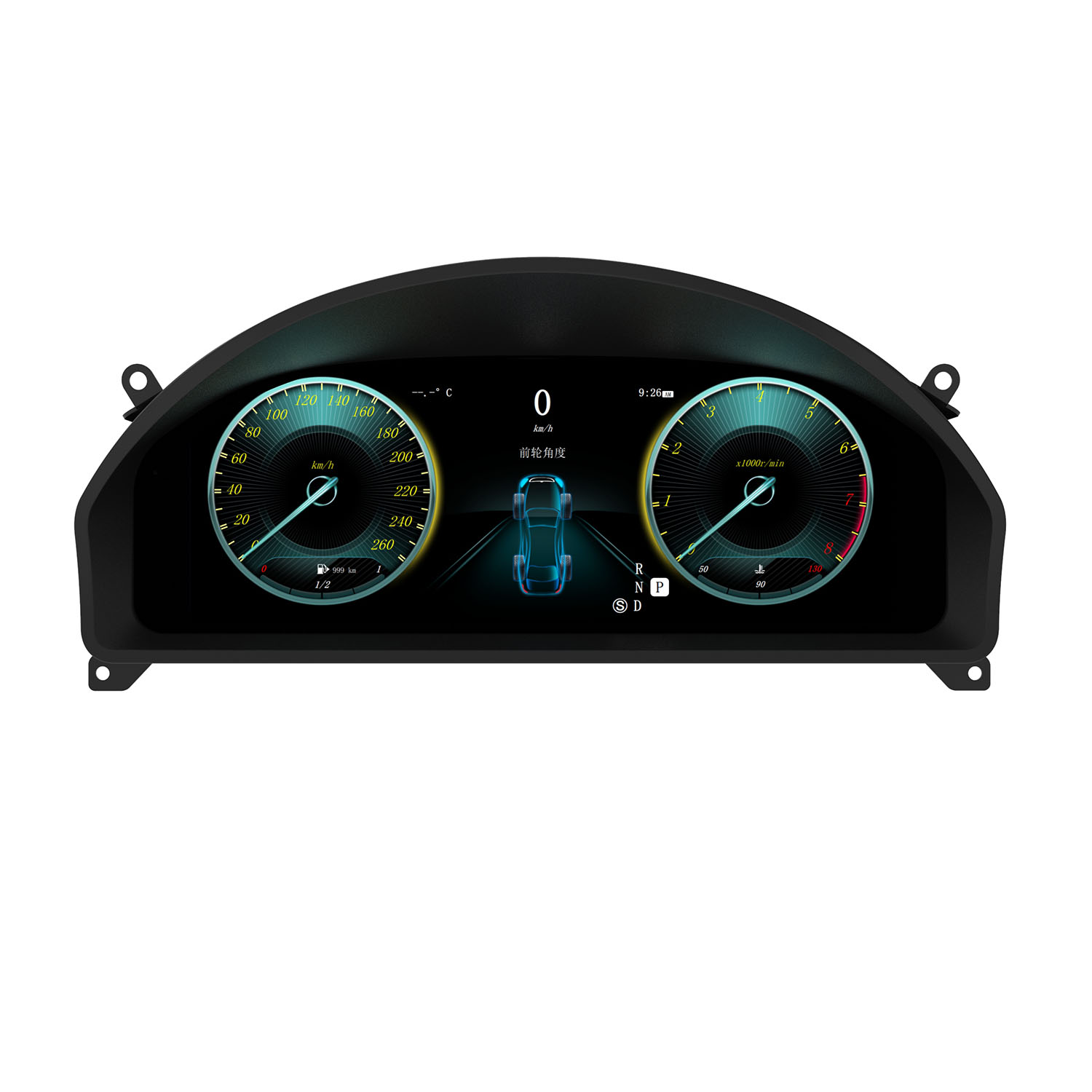 12.3 LCD Digital Kombiinstrument Cluster Für Mercedes Benz C Klasse W204 NTG4.0 (1)