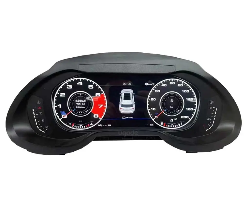 AUDI Q5 Cluster Dashboard Instrument Full Screen speedometer 02