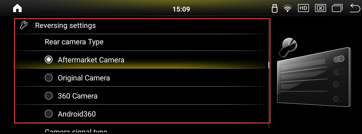 Audi Rearview Camera Setup.