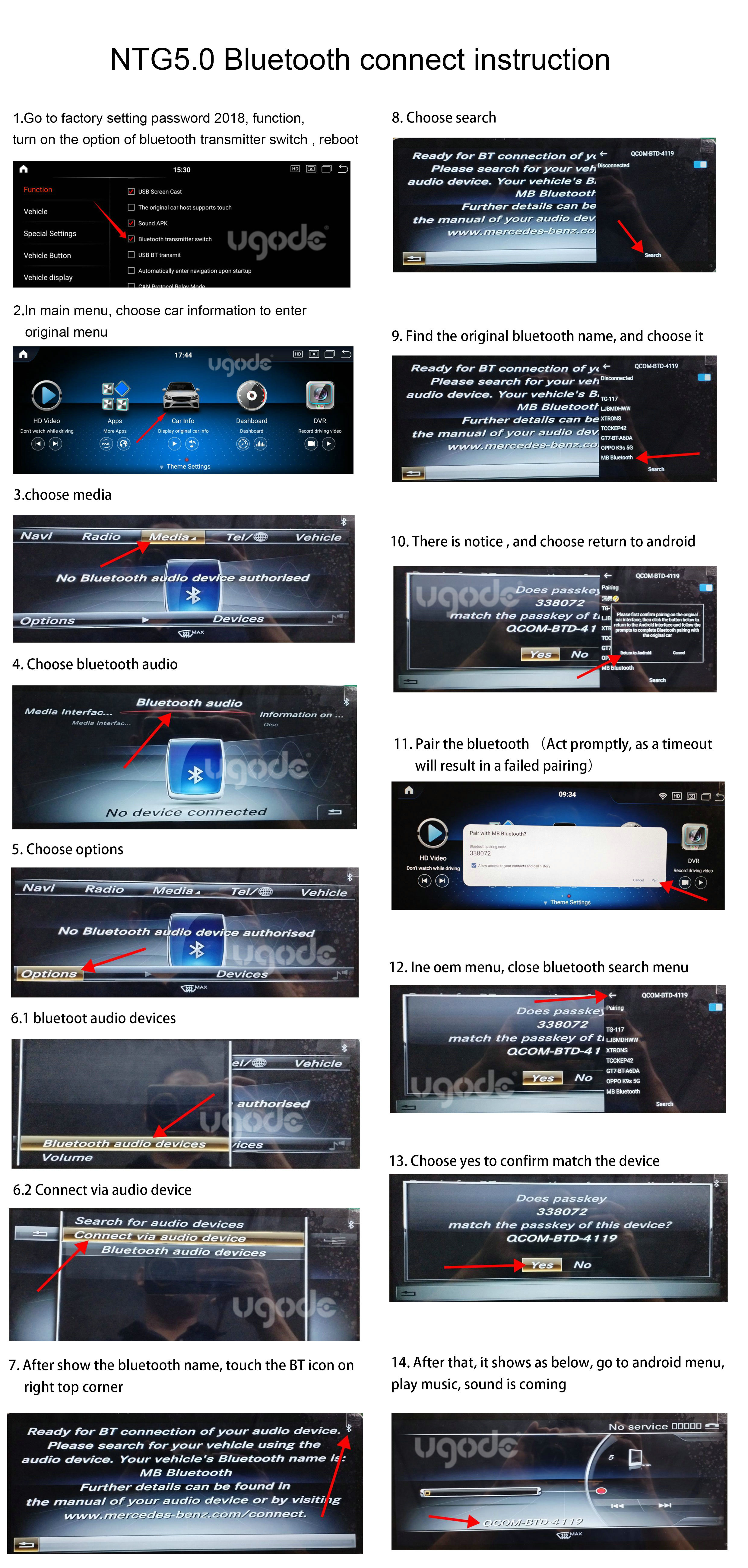 BENZ NTG5.0 dual bluetooth connect-2