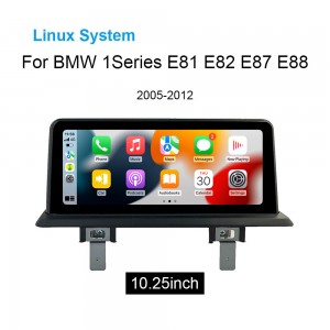 For BMW 1Series E81 E82 E87 E88 2005-2012 year Apple CarPlay Android Auto Display Monitor Upgrade Autoradio Stereo