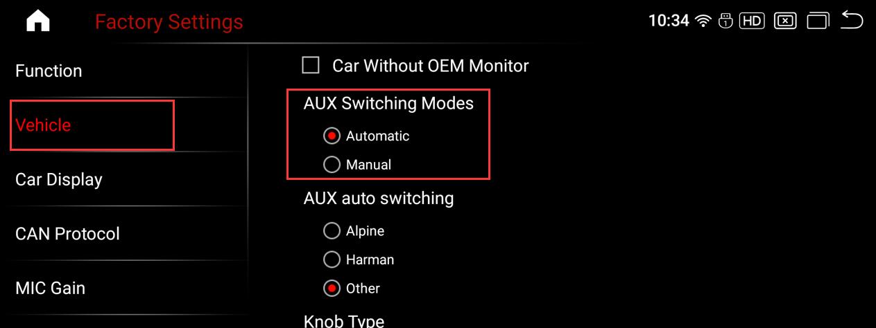 BMW AUX SETTINGS-2