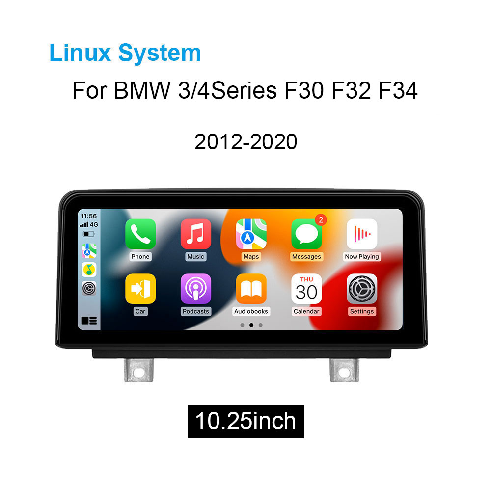 FOR BMW 3 4Series F30 Linux System Display CarPlay (1)