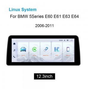 For BMW 5Series E60 2006-2011 year Apple CarPlay Android Auto Display Monitor Upgrade Autoradio Stereo