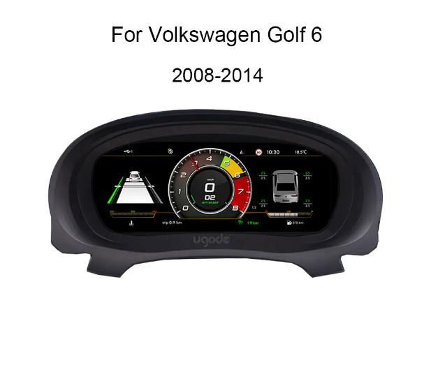 VW GOLF 6 digital cluster 1