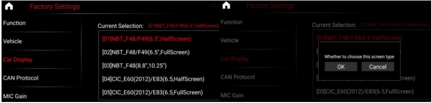 android bmw gps bil display sett