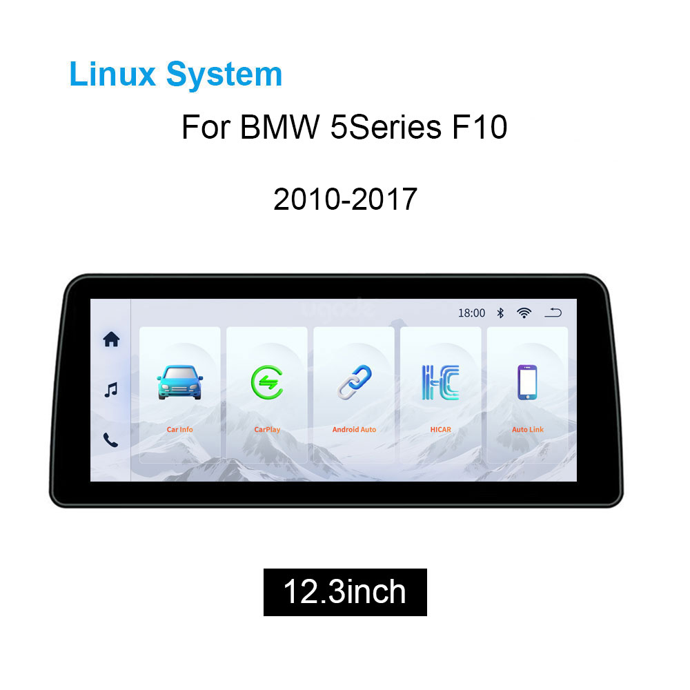 for BMW 5Series F10 Linux System Display CarPlay (1)