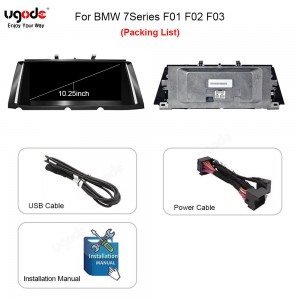 BMW 7Series F01 Apple CarPlay Android Auto Monitor
