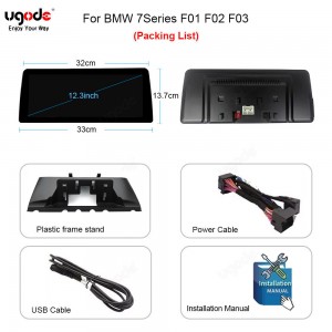 BMW 7Series F01 Apple CarPlay Android Auto Monitor